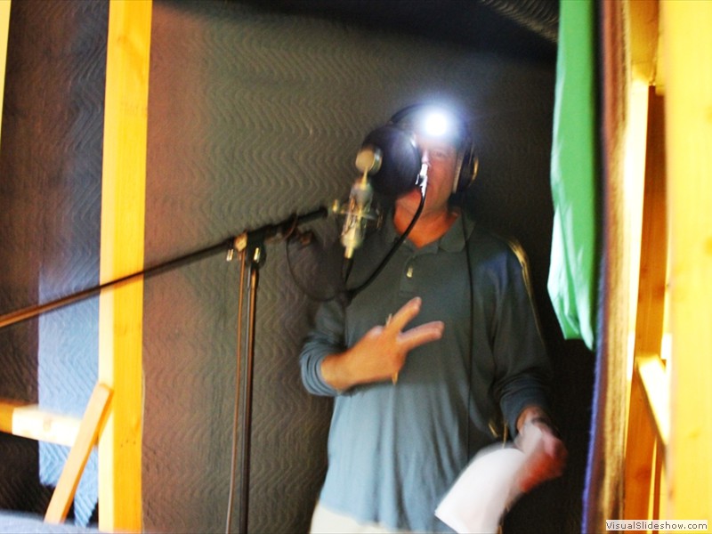 Greg in the booth